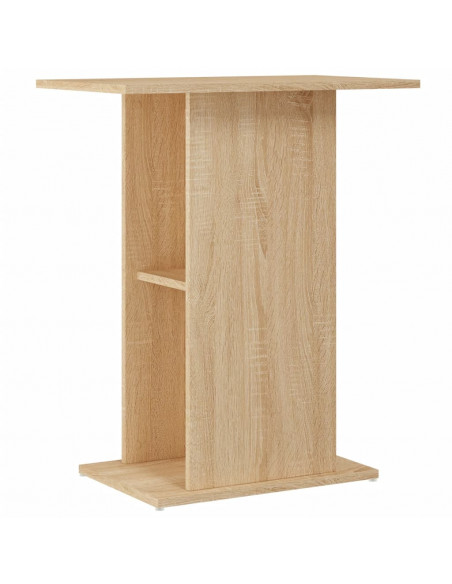 Supporto per Acquario 60,5x36x72,5 cm Multistrato Rovere Sonoma