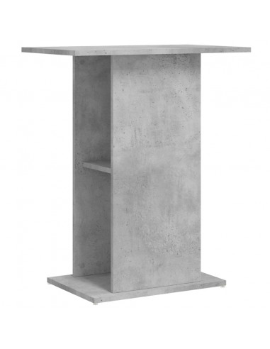 Supporto per Acquario 60,5x36x72,5cm Multistrato Grigio Cemento