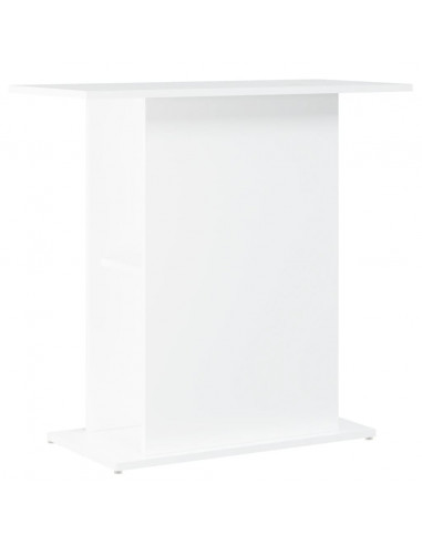 Supporto per Acquario Bianco 75x36x72,5 cm Legno Multistrato