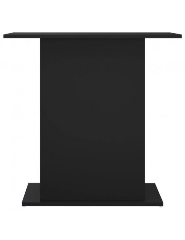 Supporto per Acquario Nero 75x36x72,5 cm in Legno Multistrato