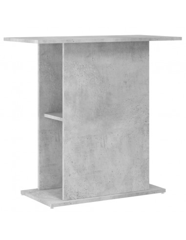 Supporto per Acquario 75x36x72,5 cm Multistrato Grigio Cemento