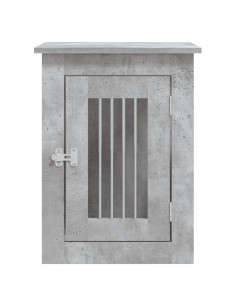 Gabbia Cani Arredamento Grigio Cemento 45x62x59cm Multistrato 2