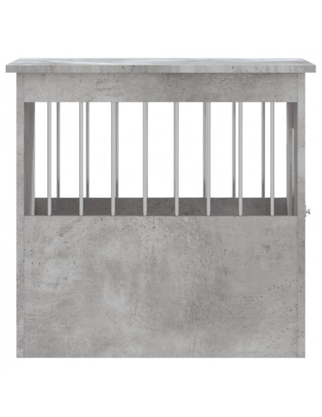Gabbia Cani Arredamento Grigio Cemento 45x62x59cm Multistrato