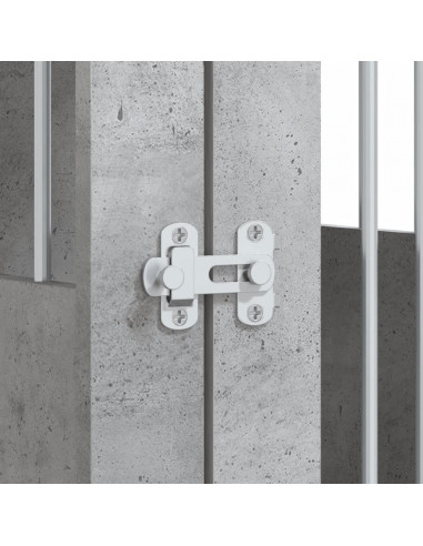 Gabbia Cani Arredamento Grigio Cemento 45x62x59cm Multistrato