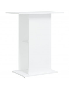 Supporto per Acquario Bianco 60,5x36x72,5 cm Legno Multistrato 2