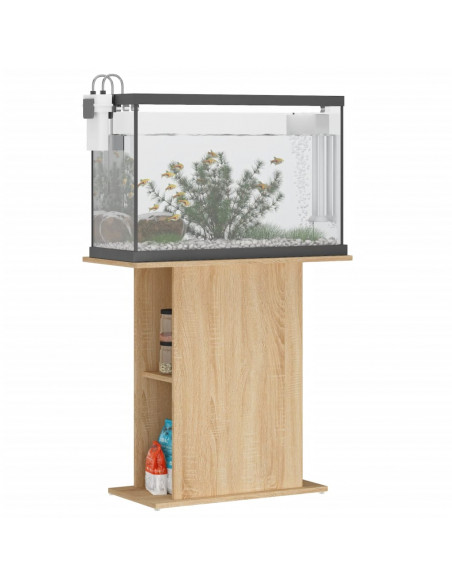 Supporto per Acquario 75x36x72,5 cm Multistrato Rovere Sonoma