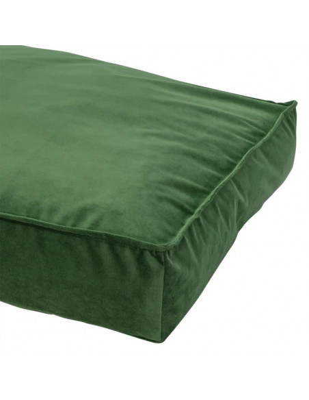 Madison Cuscino per Cani Velvet 80x55x15 cm Verde