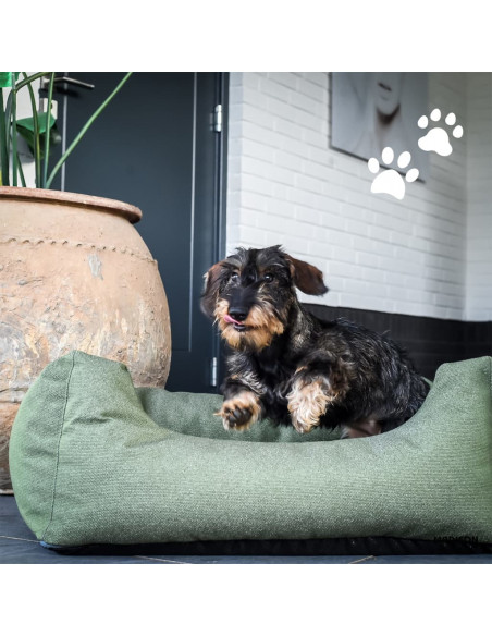 Madison Letto per Cani da Esterno Manchester 80x67x22 cm Tortora