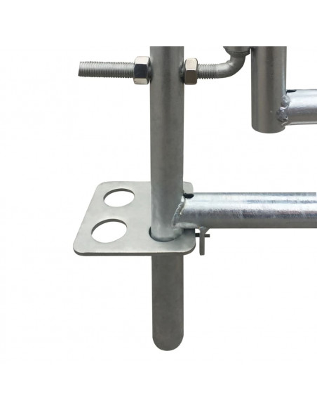 Box Pecore in Acciaio Zincato 4 Pannelli 137 x 137 x 92 cm