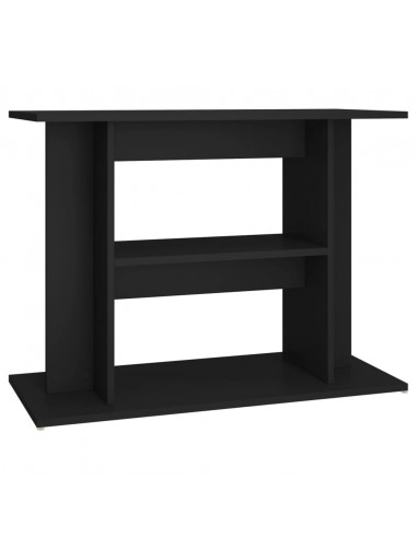 Supporto per Acquario 80x35x60 cm in Legno Multistrato Nero