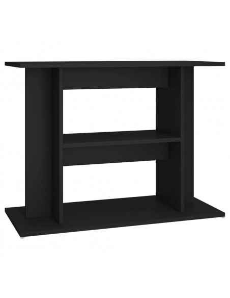 Supporto per Acquario 80x35x60 cm in Legno Multistrato Nero