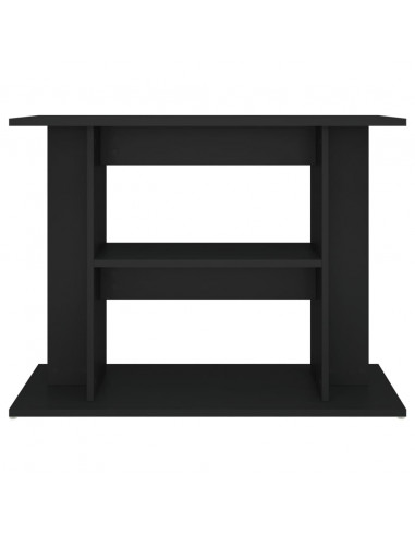 Supporto per Acquario 80x35x60 cm in Legno Multistrato Nero