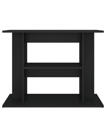 Supporto per Acquario 80x35x60 cm in Legno Multistrato Nero