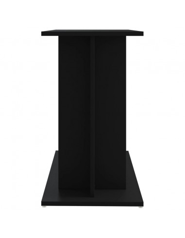 Supporto per Acquario 80x35x60 cm in Legno Multistrato Nero