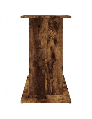 Supporto Acquario 80x35x60 cm in Legno Multistrato Rovere Fumo
