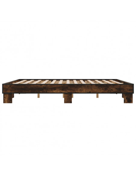 Giroletto Rovere Fumo 180x200 cm in Legno Multistrato Metallo