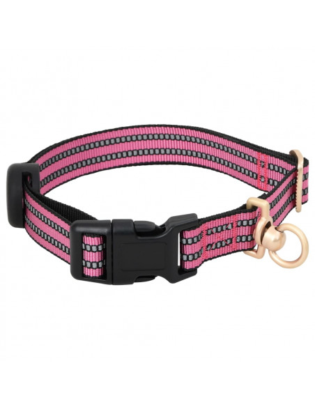 Pettorina per Cani con Guinzaglio e Collare Regolabile Rosa XL