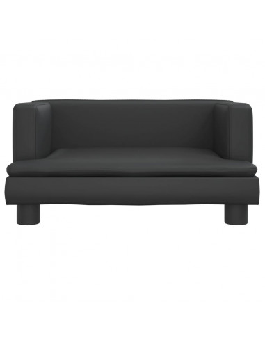 Lettino per Cani Nero 60x40x30 cm in Similpelle