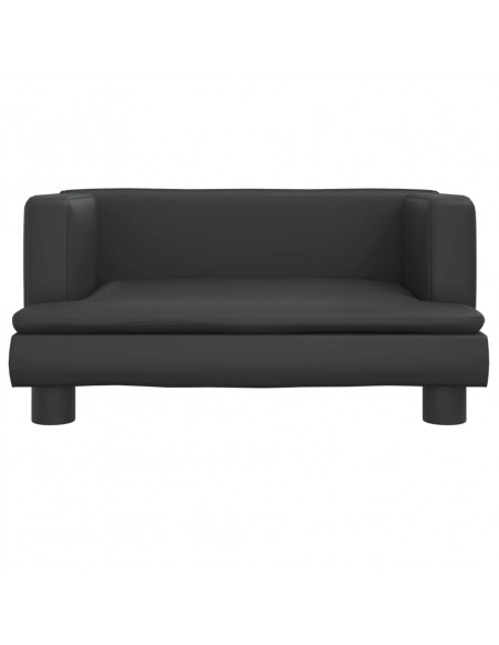 Lettino per Cani Nero 60x40x30 cm in Similpelle
