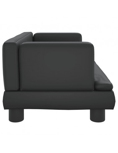 Lettino per Cani Nero 60x40x30 cm in Similpelle