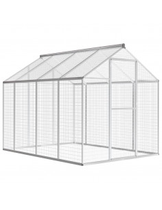 Voliera da Giardino in Alluminio 178x242x192 cm 2