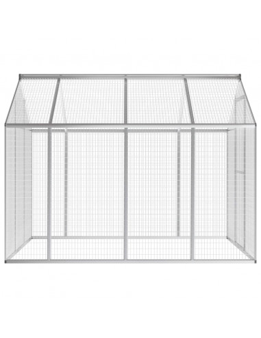 Voliera da Giardino in Alluminio 178x242x192 cm