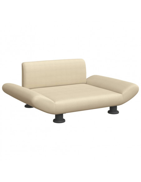 Lettino per Cani Crema 70x45x28 cm in Tessuto