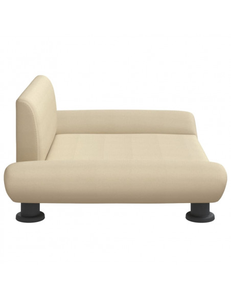Lettino per Cani Crema 70x45x28 cm in Tessuto