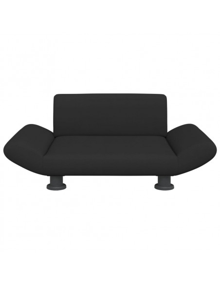 Lettino per Cani Nero 70x45x28 cm in Tessuto