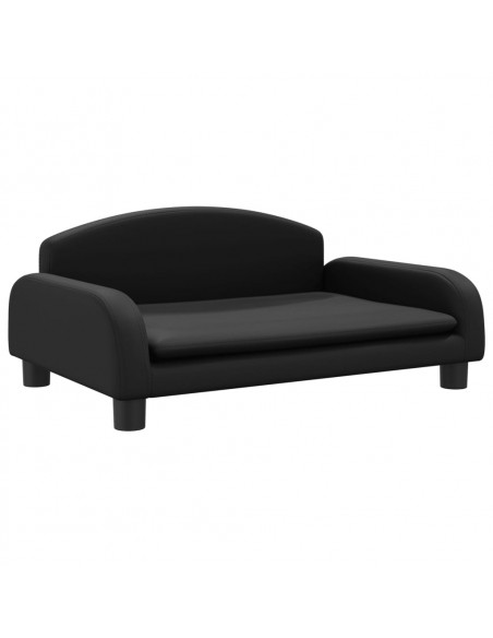 Lettino per Cani Nero 70x45x30 cm in Similpelle