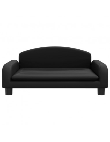 Lettino per Cani Nero 70x45x30 cm in Similpelle