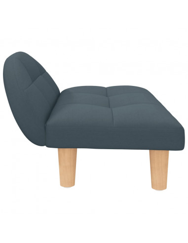 Lettino per Cani Grigio Scuro 70x52x30 cm in Tessuto