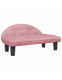 Lettino per Cani Rosa 70x52x30 cm in Velluto 2