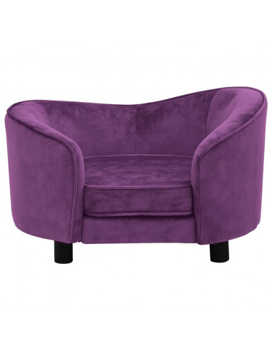 Divano per Cani Borgogna 69x49x40 cm in Peluche