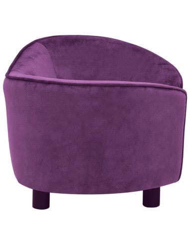 Divano per Cani Borgogna 69x49x40 cm in Peluche