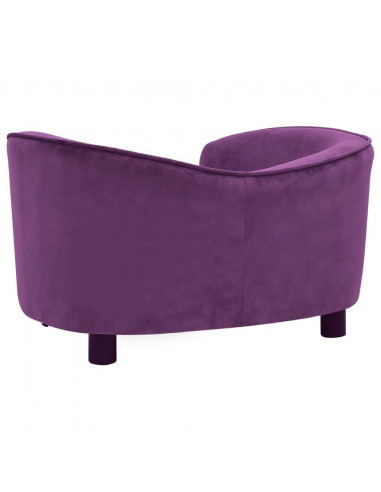 Divano per Cani Borgogna 69x49x40 cm in Peluche