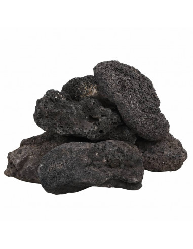 Rocce Vulcaniche 10 kg Nere 10-30 cm
