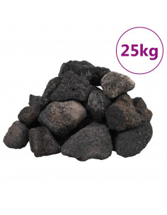 Rocce Vulcaniche 25 kg Nere 5-8 cm 2