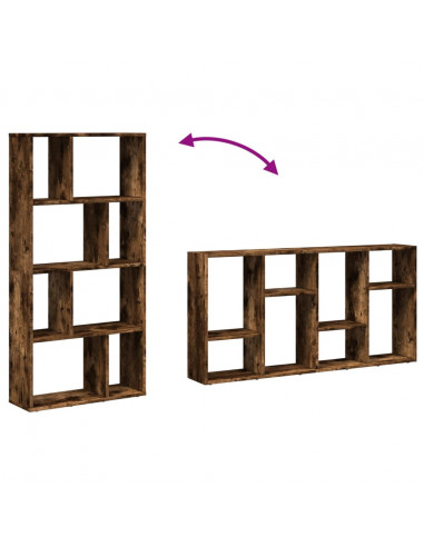 Libreria Rovere Fumo 60x20x120 cm in Truciolato