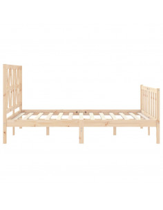Giroletto con Testiera 120x200 cm in Legno Massello 2