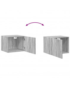 Mobile a Parete Grigio Sonoma 50x42,5x40cm in Legno Multistrato 2