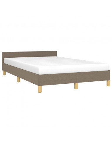 Giroletto con Testiera Tortora 120x200 cm in Tessuto