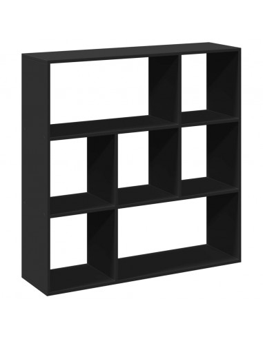 Libreria Divisorio Nera 102x29x103,5 cm in Truciolato