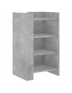 Credenza Grigio Cemento 45x35x75 cm in Legno Multistrato 2