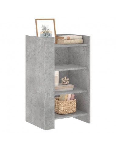 Credenza Grigio Cemento 45x35x75 cm in Legno Multistrato