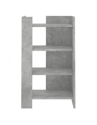 Credenza Grigio Cemento 45x35x75 cm in Legno Multistrato