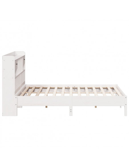 Giroletto con Libreria senza Materasso 180x200 cm in Legno Pino