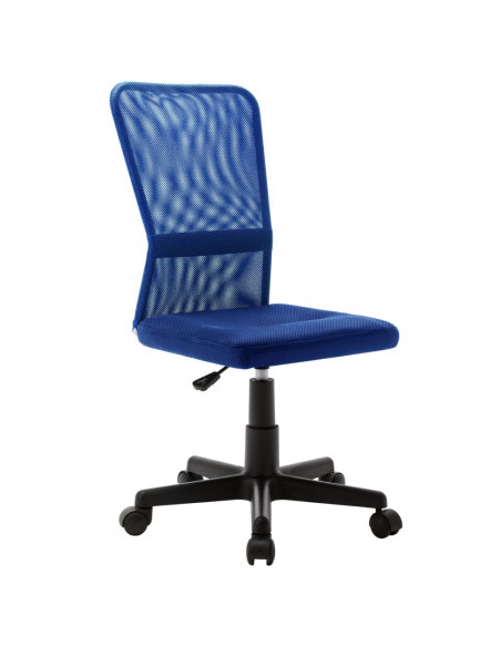 Sedia da Ufficio Blu 44x52x100 cm in Tessuto a Rete