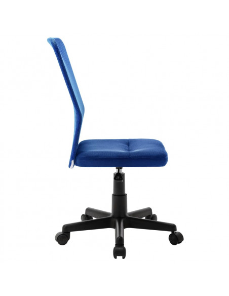 Sedia da Ufficio Blu 44x52x100 cm in Tessuto a Rete