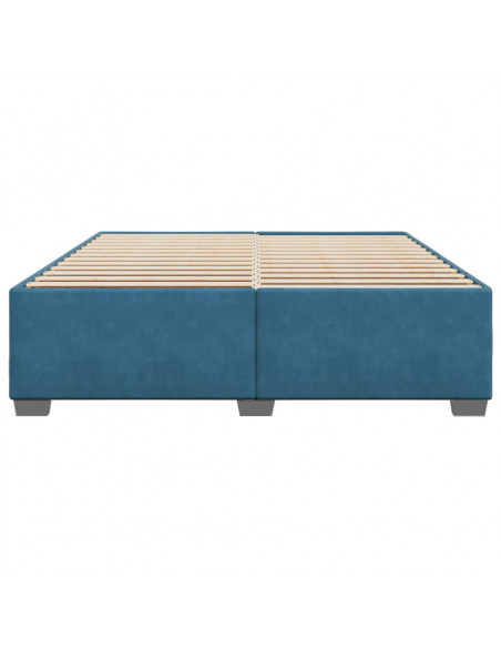 Giroletto Blu 200x200 cm in Velluto